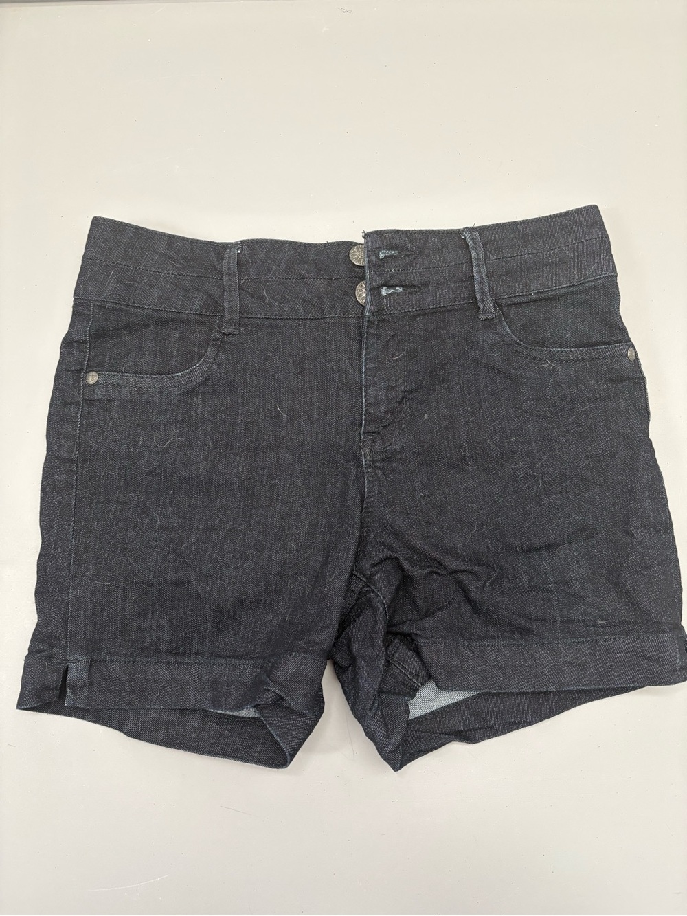Classic Black Women's Denim Shorts